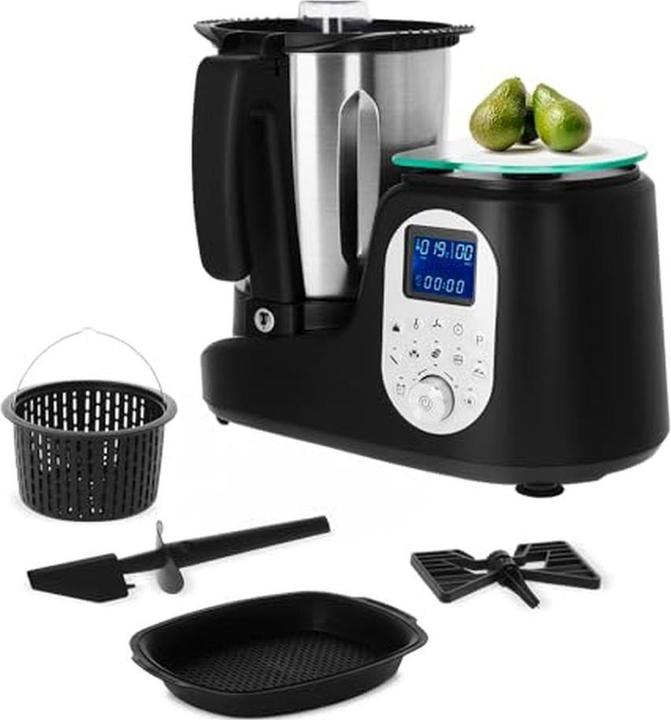 Immagine prodotto Avilia Robot da cucina multifunzione per impastare, tritare e cuocere con bilancia integrata (550 W)
