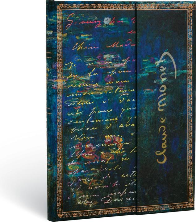 Actual product image Paperblanks Monet (water lilies) letter to Morisot (B6, Lined, Hardcover)
