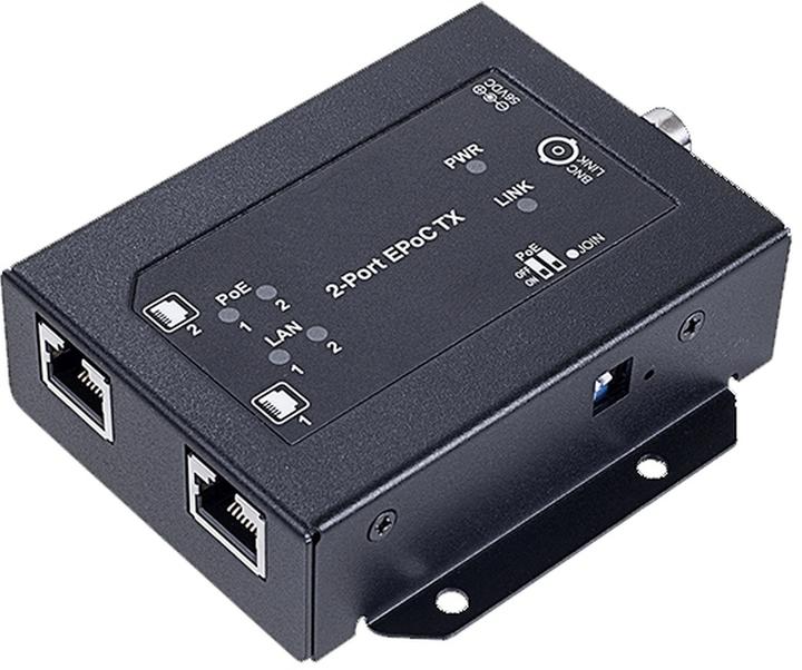 Produktbild Wantec 2wIP E Adapter PoE-BNC-Client/Empfänger 2-Port