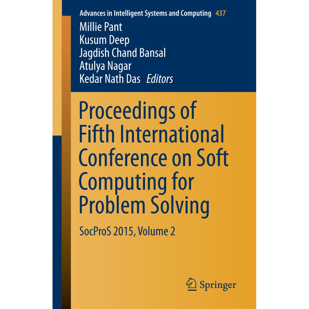Proceedings of Fifth International Conference on Soft Computing for Problem Solving, Fachbücher von Atulya Nagar, Millie...