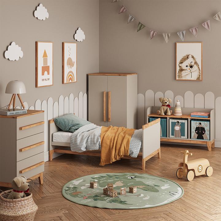Actual product image Vicco Changing table Malia, Cashmere/Artisan, 108 x 98 cm with 2 drawers