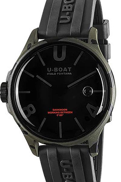 Actual product image U-Boat 9552 Darkmoon Grey Camouflage Men's Watch 40mm 5ATM (Analogue wristwatch, 40 mm)