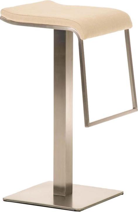Produktbild Swisshandel24 Barhocker Lameng Stoff E78, creme