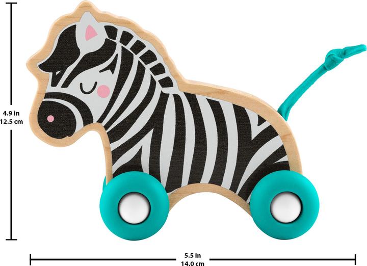 Actual product image Fisher-Price Wooden Push-Along Animals