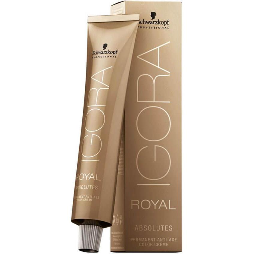 Schwarzkopf Professional, Haarfarbe, Igora Royal - 4-60 Mittelbraun Schoko Natur (Braun)
