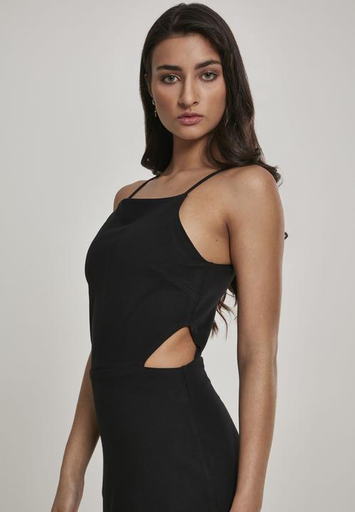 Image du produit Urban Classics Robe courte dame en piqué spaghetti spaghetti (L)