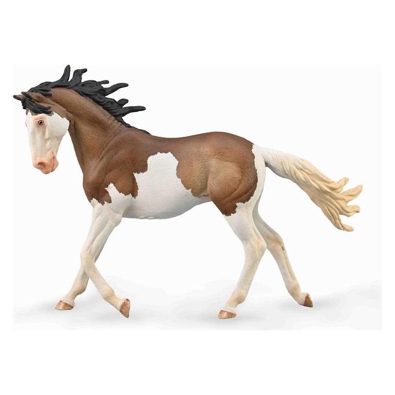 Collecta Mustang-Stute Mit Bay Splash Overo-Fell