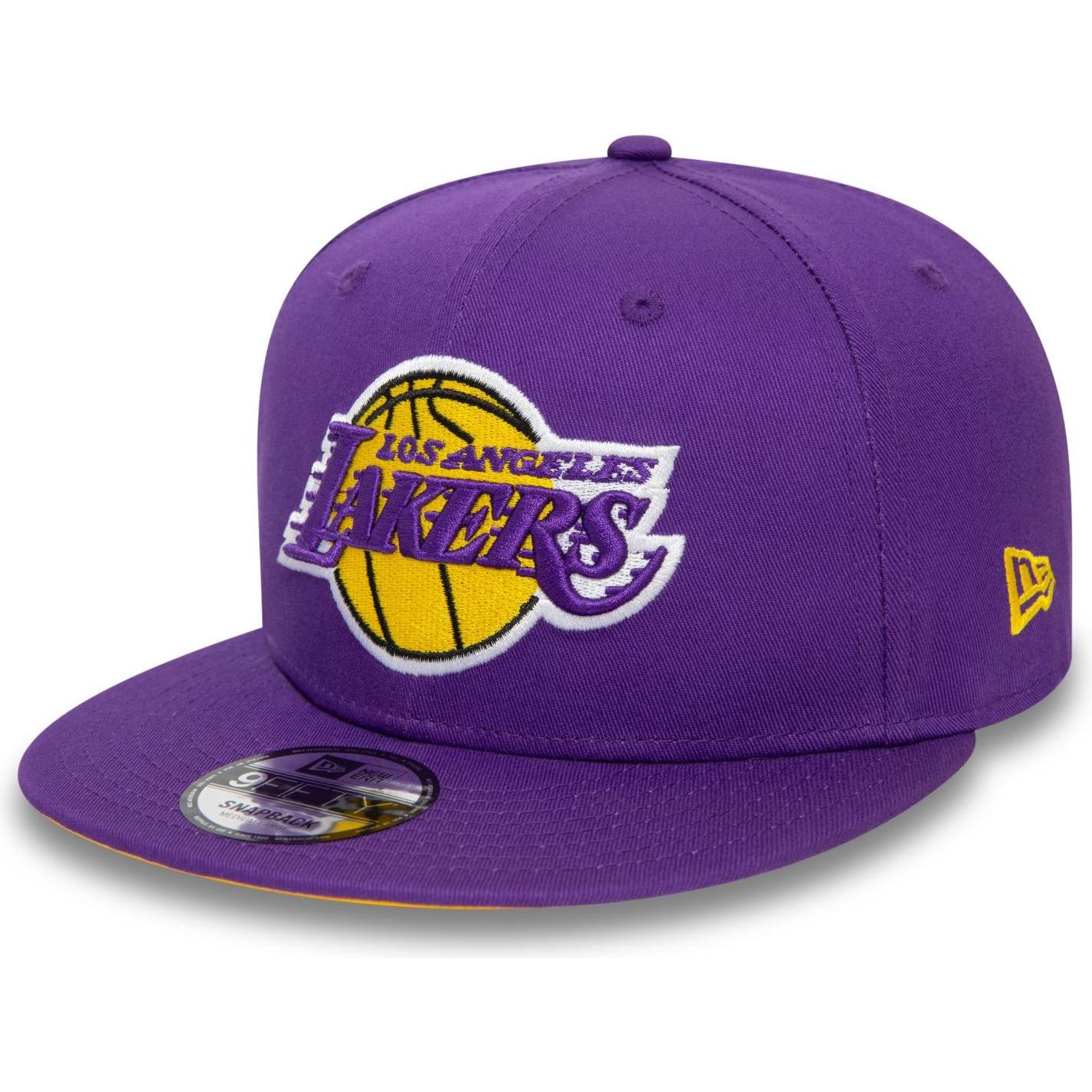 New Era, Herren, Cap, 9Fifty Snapback Cap - NBA Los Angeles Lakers - M/L, Violett, (M)