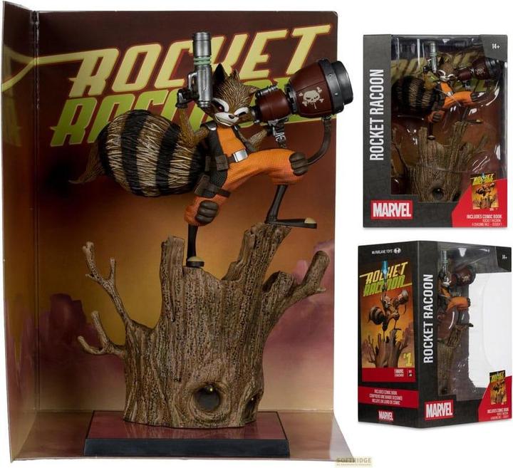 Produktbild McFarlane Marvel Collection PVC Statue 1/6 Rocket Racoon (Rocket Racoon: A Chasing Tale #1) 18 cm