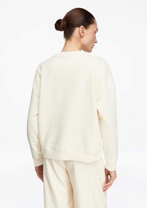 Produktbild Comma Sweatshirt Besticktes Sweatshirt mit geknitterten Blumenapplikationen (32)