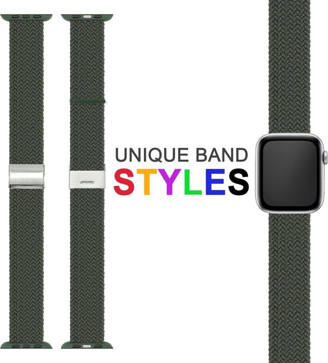 Produktbild Nalia Geflochtenes Smart-Watch Armband (Nylon)