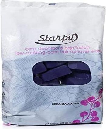 Actual product image Starpil Stripless Purple Malva Hard Wax 1kg (1000 g)