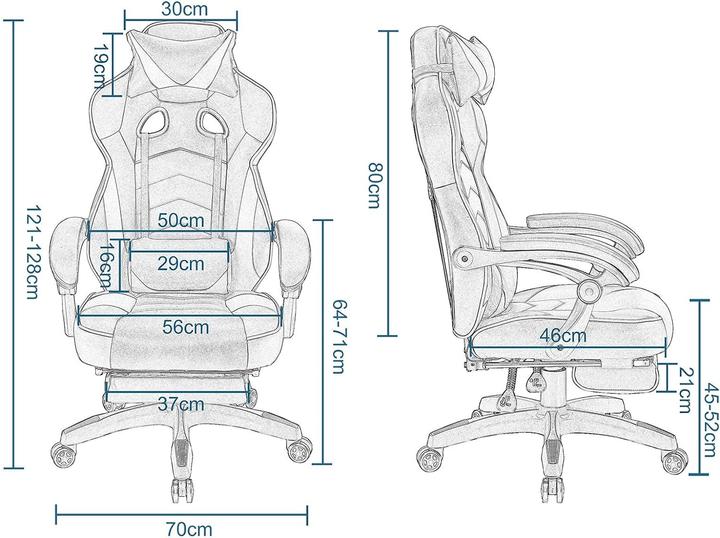 Valori nutrizionali e ingredienti Woltu Sedia da gioco, Grigio, Tessuto