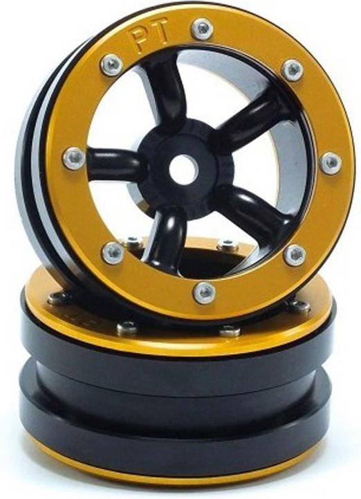 Metsafil beadlock wheels pt-safari black/gold 1.9 (2 pcs.)