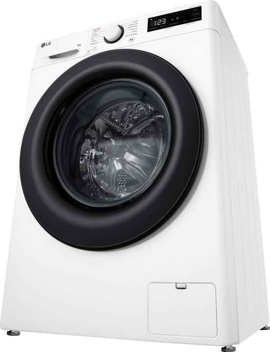 Produktbild LG F2R3S08NSWB Waschmaschine 8kg AI DD, Klasse A-10%, 1200 U/min, Dampf, AI Wash (8 kg, Links)