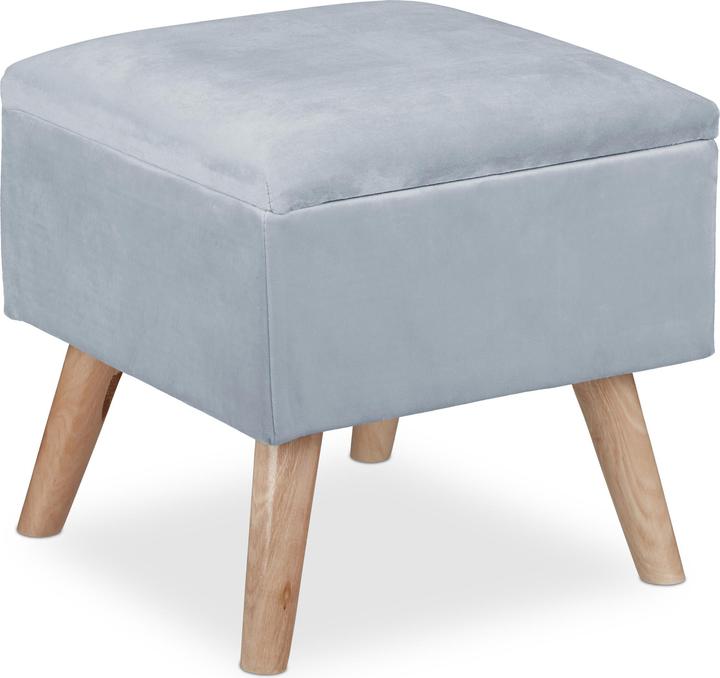 Image du produit Relaxdays Tabouret velours
