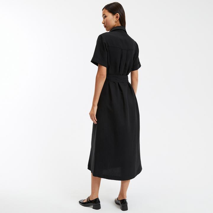 Immagine prodotto La Redoute Collections Abito blusa firmato OPHELIE in lyocell e lino (32)