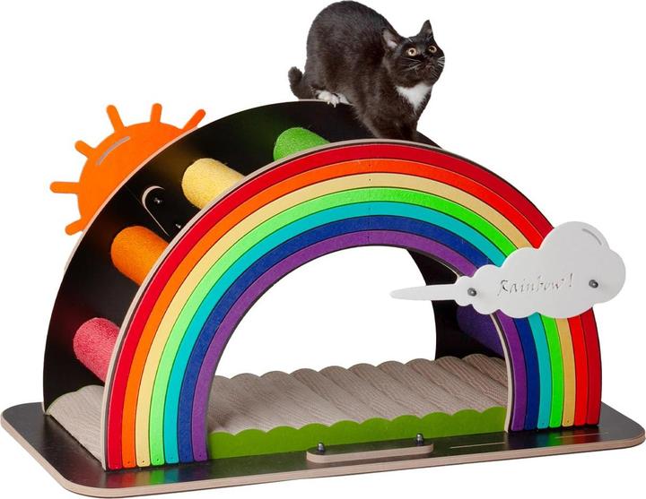 CanadianCat Katzenspielplatz Rainbow Mehrfarbig