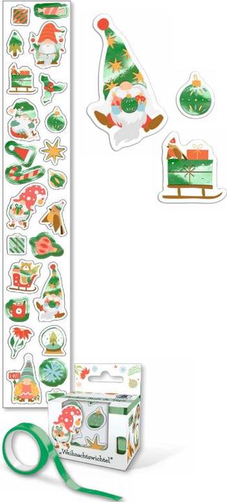 Image du produit Ursus Autocollants de Noël Lutin 240 autocollants