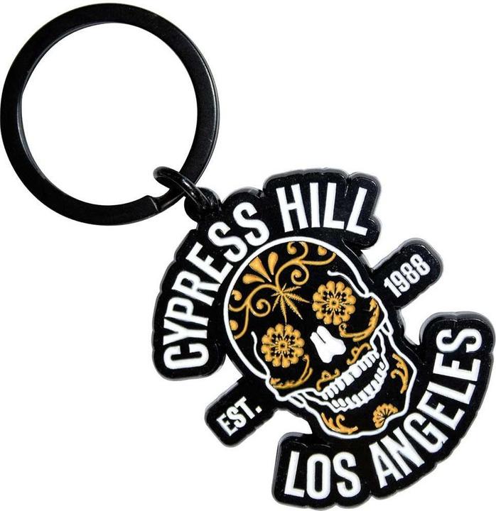 Actual product image Cypress Hill Los Angeles 1988 Enamel Keyring