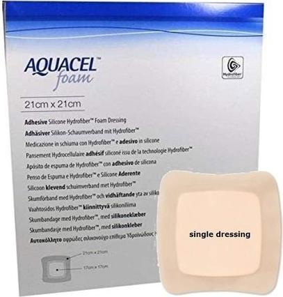 Aquacel Schaumverband adhäsiv 21x21cm