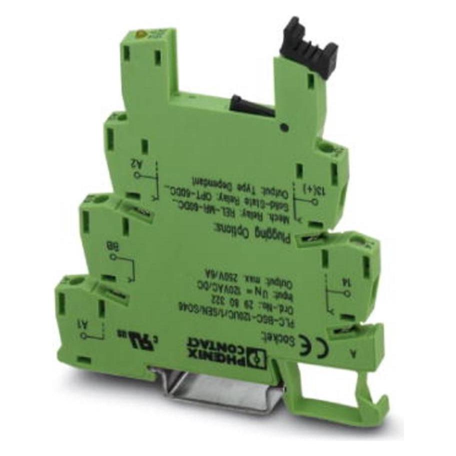 Phoenix Contact Relaiscontactdoos 10 stuks PLC-BPT-23, Relais
