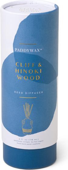 Actual product image Paddywax Santorini 4Fl Oz Cream Ceramic Diffuser Cliff & Hinoki Wood (118000 ml)