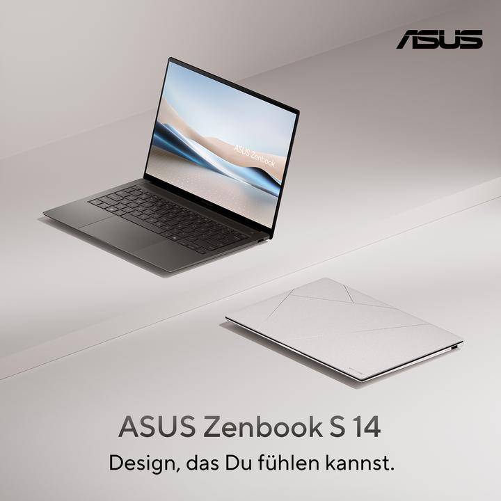 Actual product image ASUS Zenbook S 14 (14", Intel Core Ultra 7 258V, 32 GB, 1000 GB, DE)