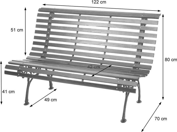 Produktbild JOHN316 Gartenbank