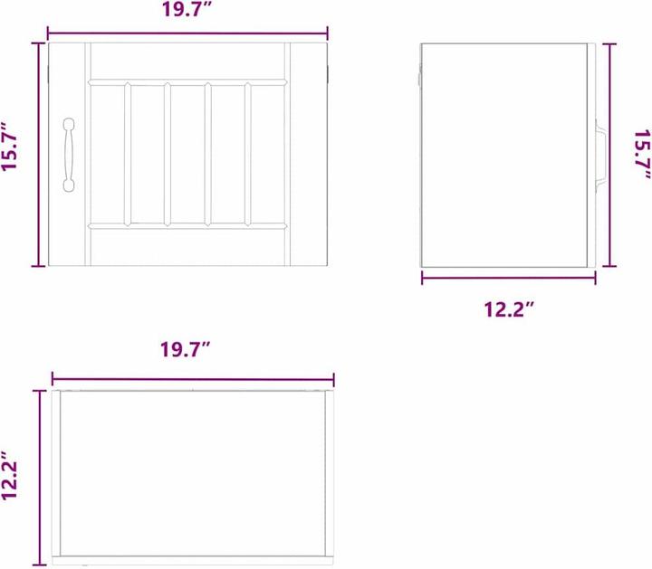 Actual product image vidaXL Küchenschrank