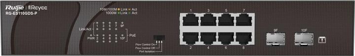 Produktbild Ruijie SWITCH REYEE RG-ES110GDS-P 5-PORT 10/100 MBPS DESKTOP SWITCH (10 Ports)
