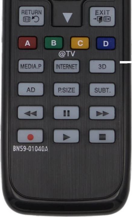 Actual product image Azurano Remote control replacement for SAMSUNG BN59-01040A for BN5901015A, BN59-01015A, BN5901040A (Device-specific remote control, Infrared)