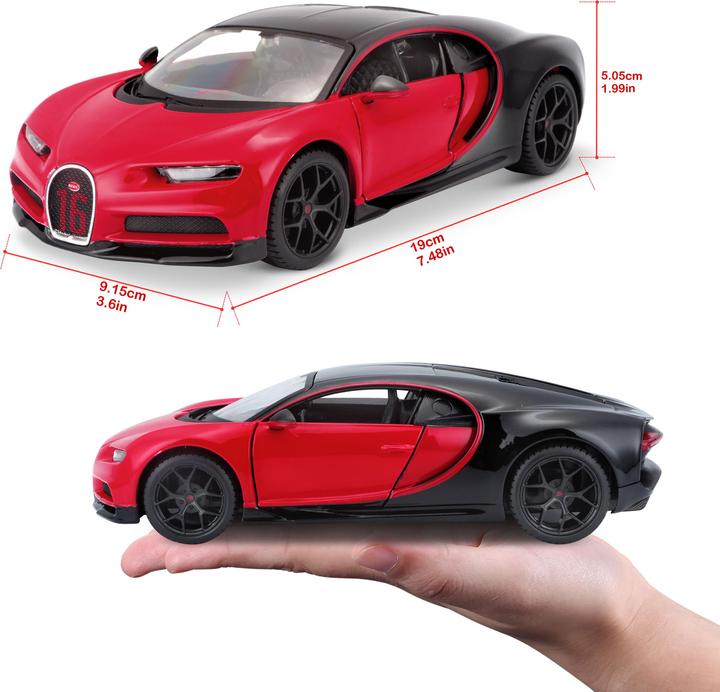 Actual product image Maisto Bugatti Chiron Sport
