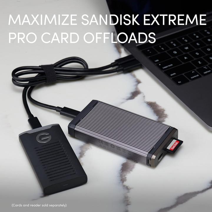 Actual product image SanDisk Professional PRO-READER SD and microSD (USB-C)