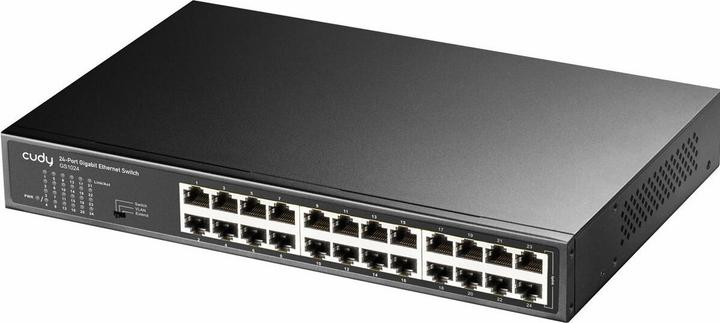 Actual product image Cudy GS1024 network switch Gigabit Ethernet (10/100/1000) Black (24 ports)