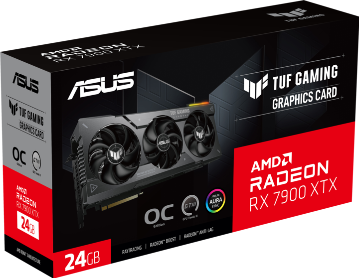 Image du produit ASUS TUF GAMING Radeon RX 7900 XTX OC Edition (24 Go)