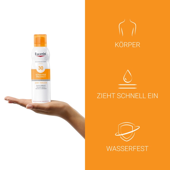Immagine prodotto Eucerin SUN Body Oil Control Crema Gel Tocco Secco SPF 30 (Olio abbronzatura, SPF 30, 200 ml, 230 g)