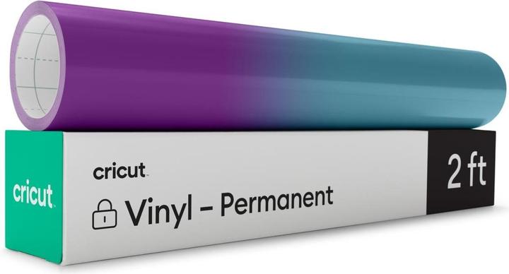 Cricut Vinylfolie Warmtegeactiveerd 30 x 60 cm, Paars/Turquoise