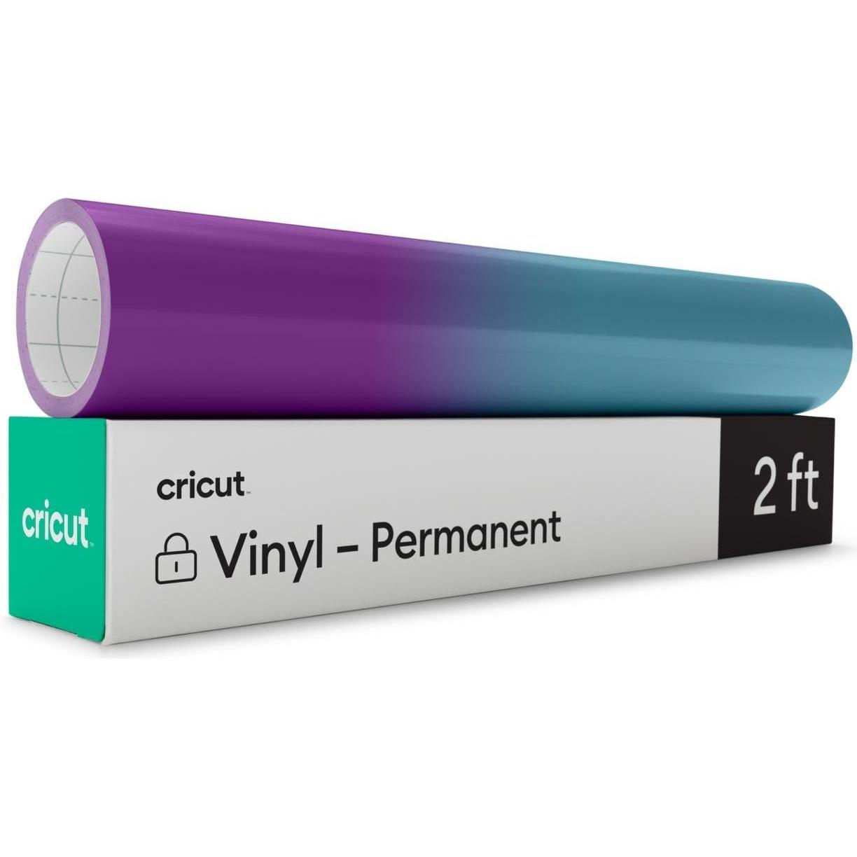 Cricut, Bastelpapier, Vinylfolie Wärmeaktiviert 30 x 60 cm, Violett/Türkis (1 x)