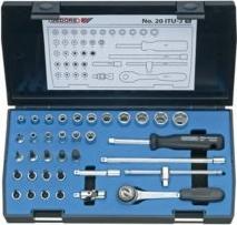 Produktbild Gedore 20 ITU-3 Steckschlüssel-Satz 1/4" 36-teilig 6-kant IN-TX-ITX (10  mm, 11 mm, 12 mm, 13 mm, 14 mm, 4 mm, 5 mm, 6 mm, 7 mm, 8 mm, 9 mm)