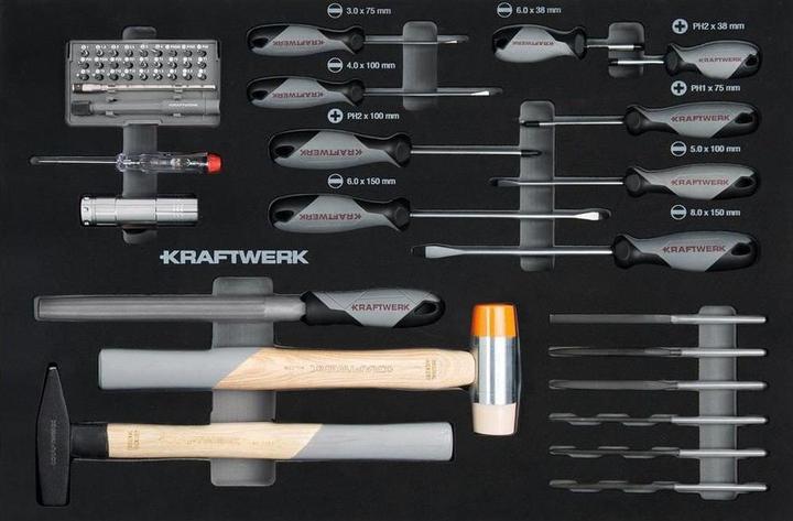Produktbild Kraftwerk Schraubendreher/ Schlagwerkzeug Einlage (L-Einlage)