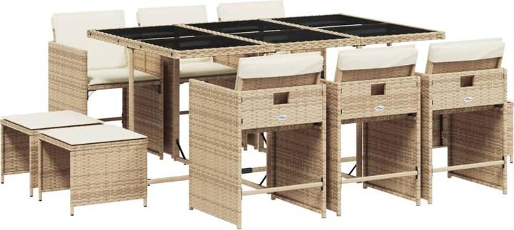 Produktbild vidaXL Garten Essgruppe (165 x 106 x 73 cm)
