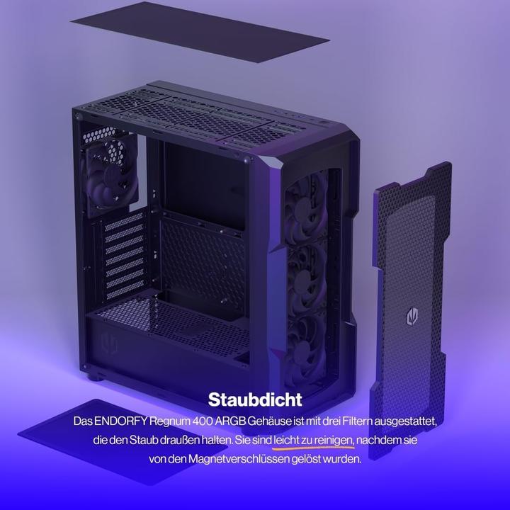 Produktbild Endorfy Regnum 400 Air EY2A008 (ATX, mATX, Mini-ITX)