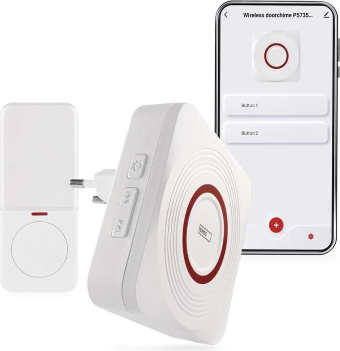 Produktbild Emos GoSmart Drahtlose Türklingel P5735WS mit WiFi (Kabellos)