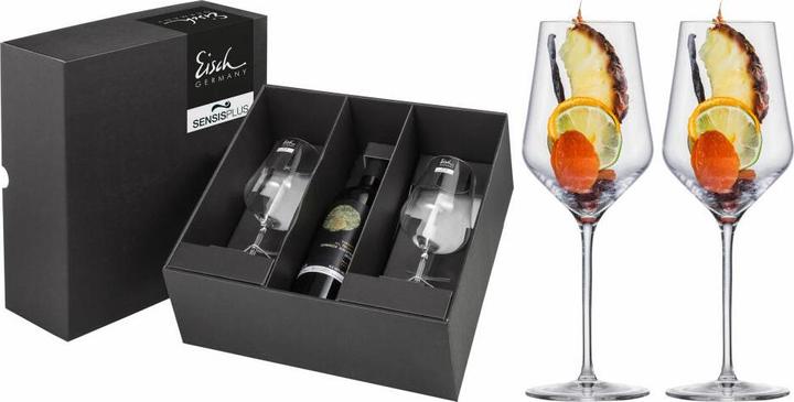 Eisch 2 Weissweingläser 518/3 im Geschenkkarton Cuvée (38 cl, 2 Gläser, Weissweingläser)