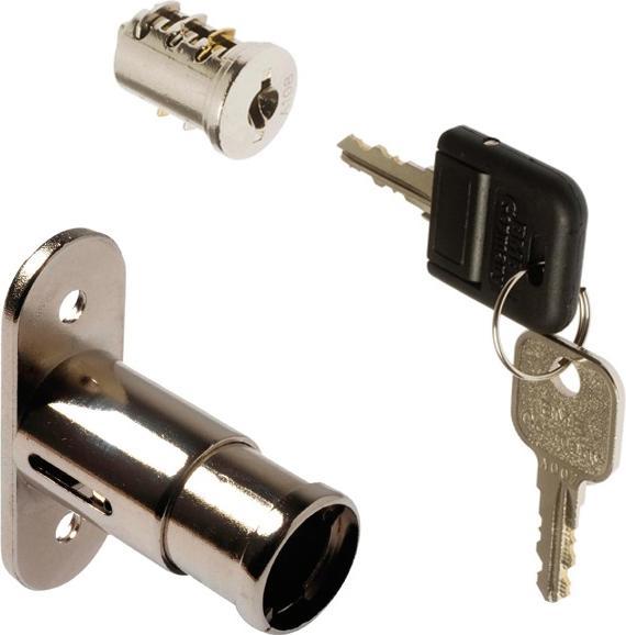 Actual product image WKS - P5000 Push cylinder lock (Cylinder key)