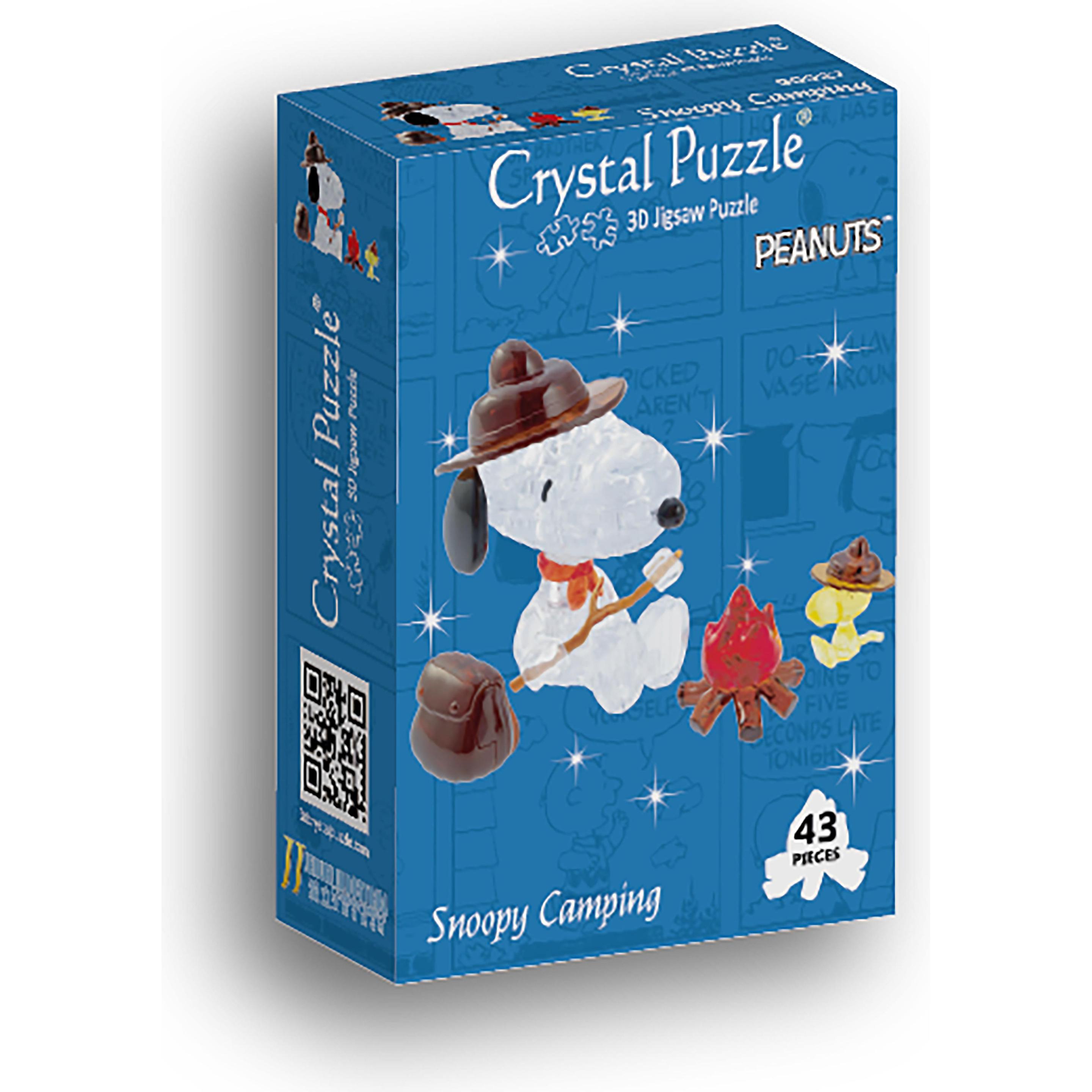 HCM Kinzel Crystal Puzzle - Snoopy Camping (43 Teile)
