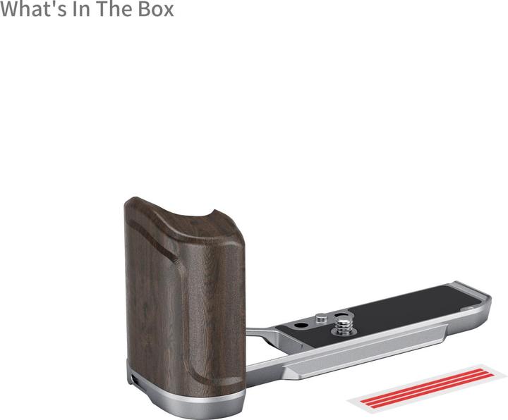 Produktbild SmallRig L-förmiger Griff für Nikon Z f Holz (Silber) (Griff)