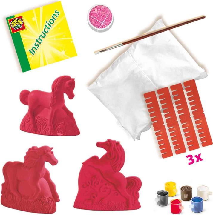 Immagine prodotto Ses Set creativo Cavalli in gesso