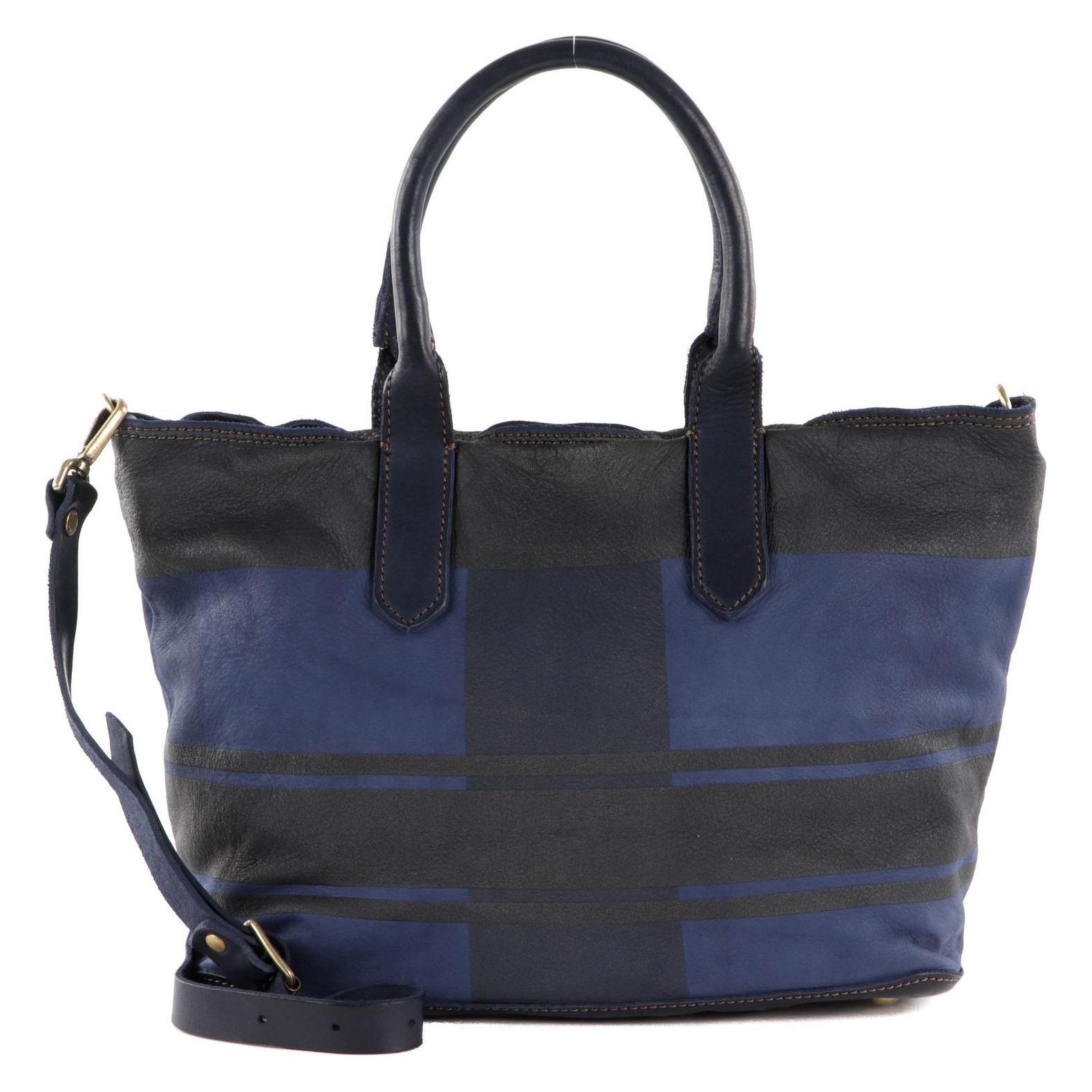 Caterina Lucchi, Damen, Handtasche, Shoulder Bag, Blau, Mehrfarbig